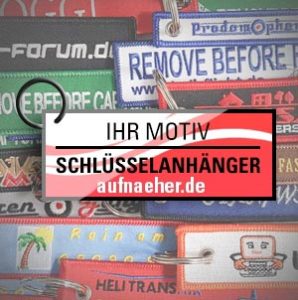 Schlüsselanhänger aus Stoff