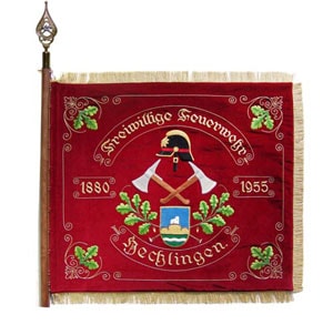 Fahne Freiwillige Feuerwehr Hechlingen