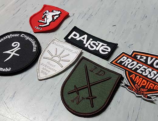 Patches selbst gestalten - Eigenes Motiv besticken lassen