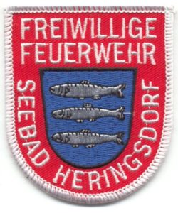 Feuerwehr Aufnäher Freiwillige Feuerwehr Heringsdorf