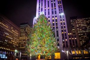 Weihnachtsbaum im Rockefeller Center New York