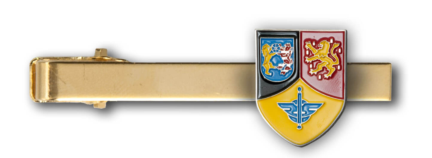 Anstecknadeln mit Krawattenklammern Wappen mit Löwen