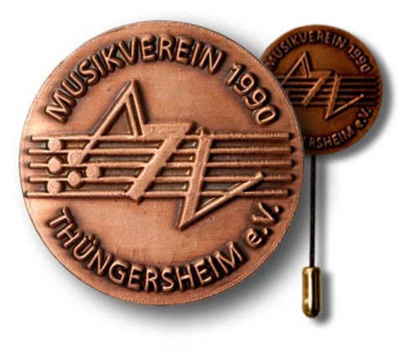 geprägte Reversnadel Musikverein Thüngersheim