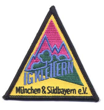 Aufnäher Sportverein IG Klettern - München & Südbayern e. V.