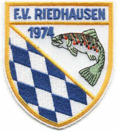 Aufnäher Stickabzeichen Fischereiverein