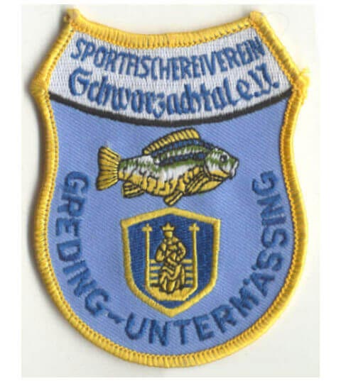 Aufnäher Angelsportverein/Fischereiverein Schwarzachtal Greding/Untermessing