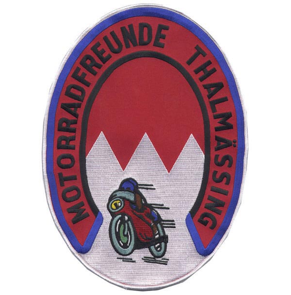 bestickte Strickmütze Wunschtext eigener Text Logo Motiv Motorrad Kutte Biker