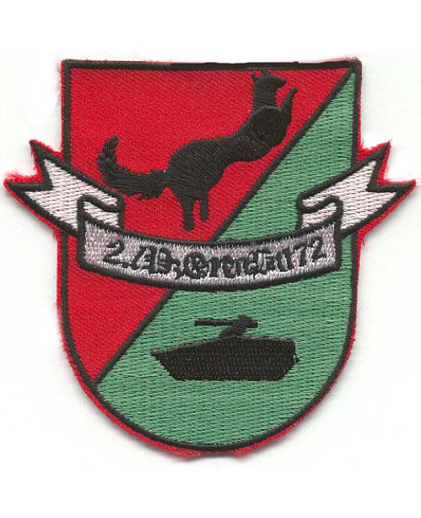 Aufnäher Bundeswehr farbig rot/grün