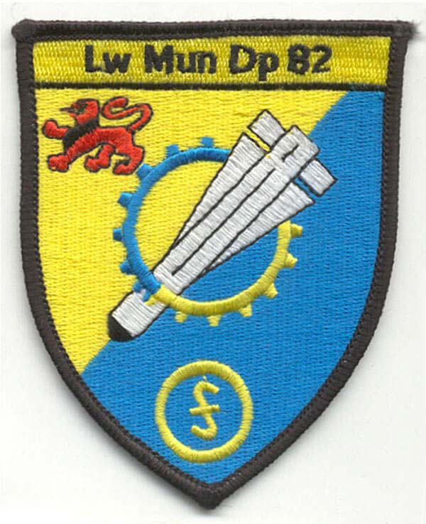 Aufnäher Bundeswehr farbig Lw Mun Dp 82