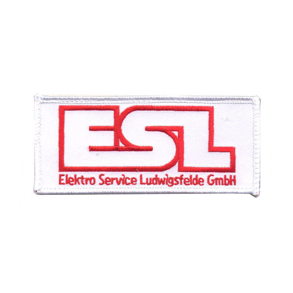 gestickter Aufnäher ESL - Elektro Service Ludwigsfelde GmbH