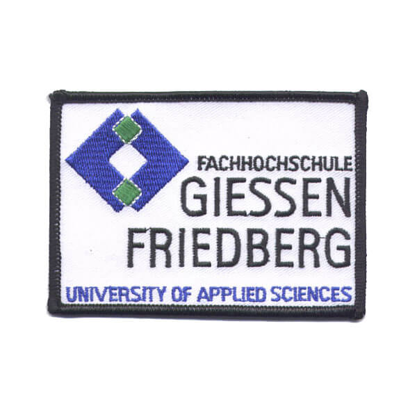 gestickter Aufnäher Fachhochschule Giessen / Friedberg