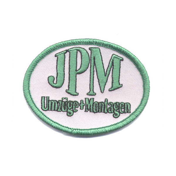 gestickter Aufnäher<br>JPM - Umzüge + Montagen