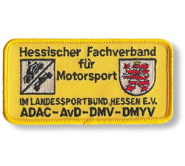 Aufnäher Motorsportvereine Hessischer Fachverband für Motorsport