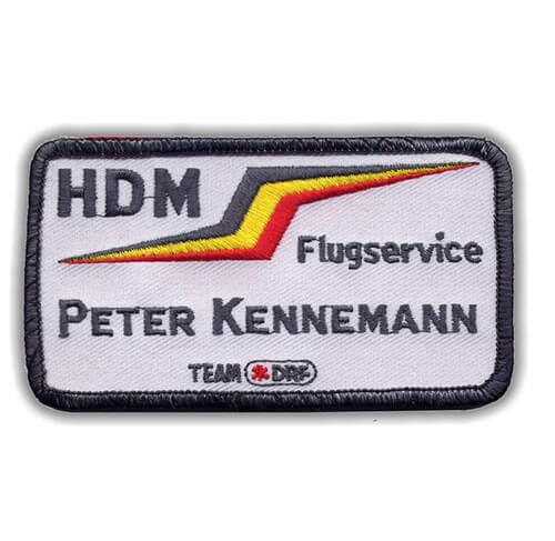 Aufnäher HDM Flugservice Peter Kennemann