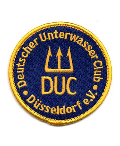 Aufnäher mit Kettelrand Deutscher Unterwasserclub Düsseldorf