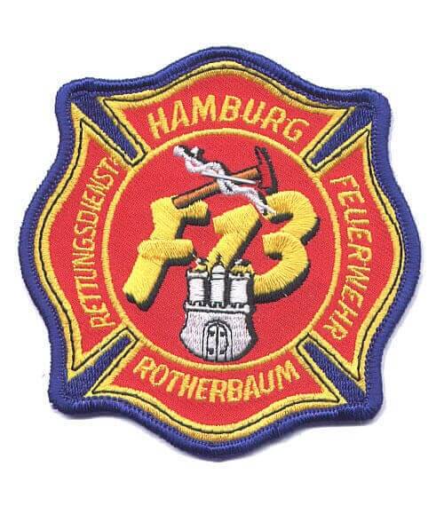 Aufnäher Rettungsdienst Hamburg / Rotherbaum