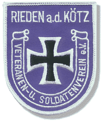 Aufnäher Veteranen- und Soldatenverein Rieden a. d. Kötz