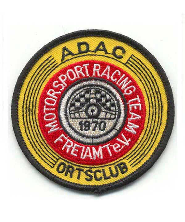 Aufnäher mit Logo für Automobilclubs, Motorsportvereine, ADAC-Clubs