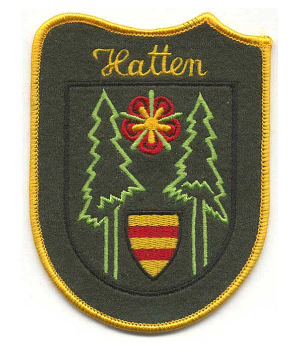 Aufnäher und Patches mit Stadt-Wappen