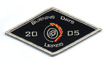 Aufnäher für Events Burning Days Leipzig 2005 Aufnäher für Events Burning Days Leipzig 2005