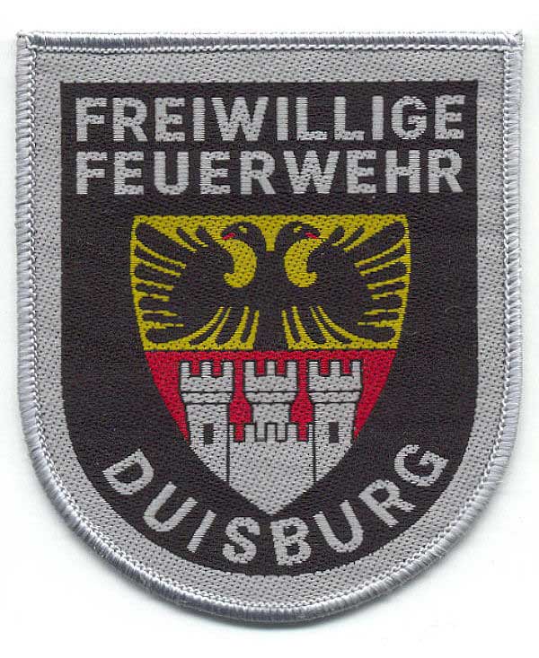 Aufnäher Feuerwehr Freiwillige Feuerwehr Duisburg