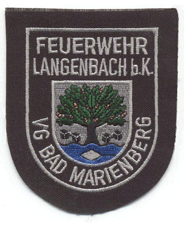 Aufnäher Feuerwehr VG Bad Marienberg Langenbach b.K.