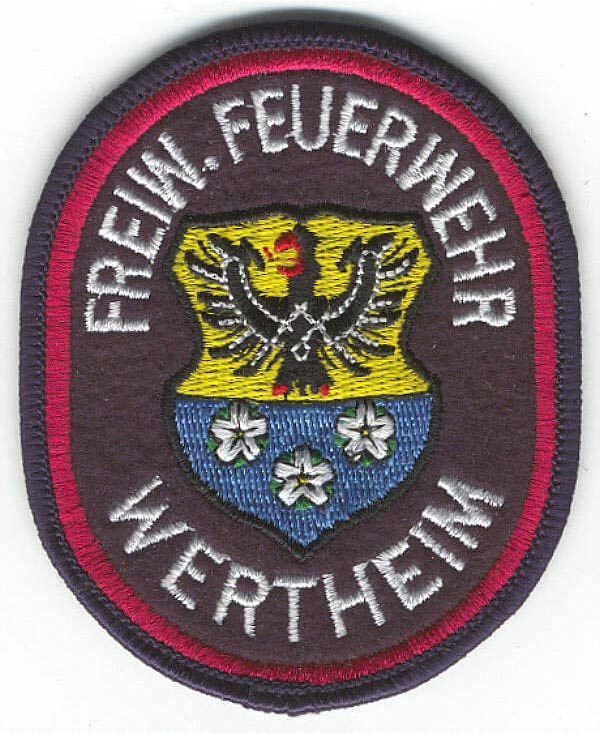 Aufnäher Feuerwehr Wertheim