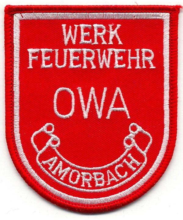 Aufnäher Feuerwehr Amorbach