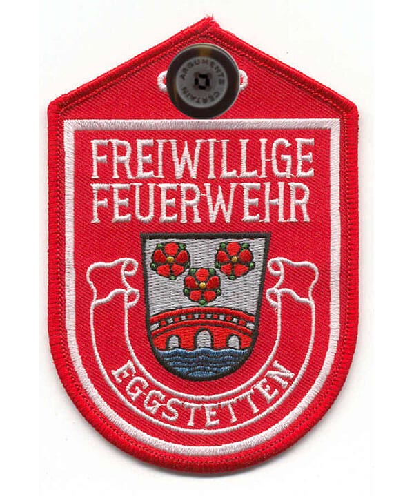 <  Abzeichen Lehrgang Maschinist  gestickt Feuerwehr FFW Bayern Badge Aufnäher 