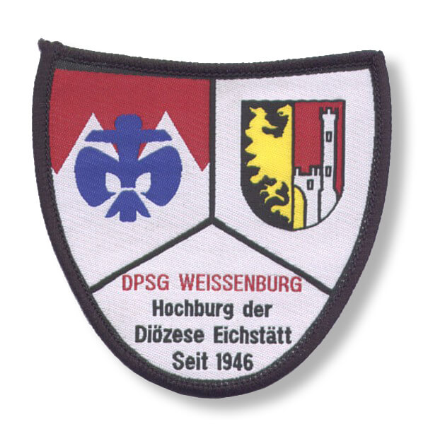 gewebter Aufnäher DPSG Weißenburg