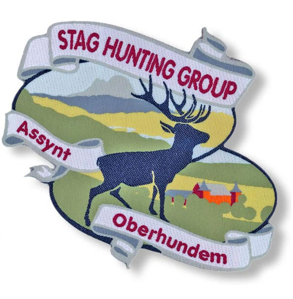 gewebte Aufnäher Stag Hunting Group<br><br>