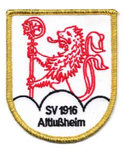 Aufnäher mit Metallfaden SV 1916 Altlußheim