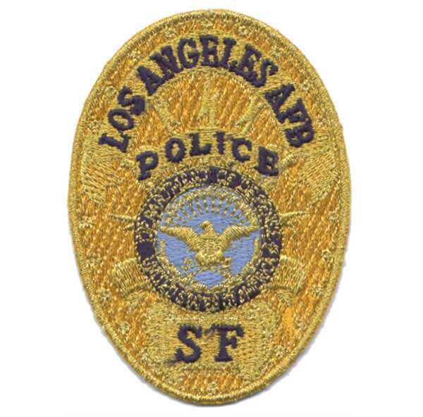 Aufnäher Polizei: Los Angeles AFB Police, SF