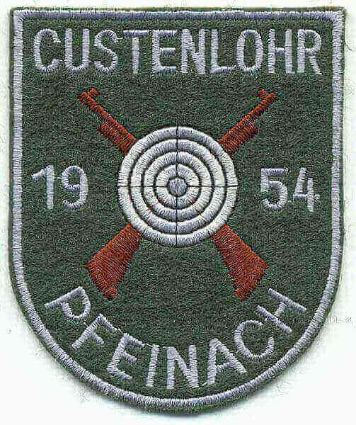 Aufnäher Schützenverein Custenlohr - Pfeinach