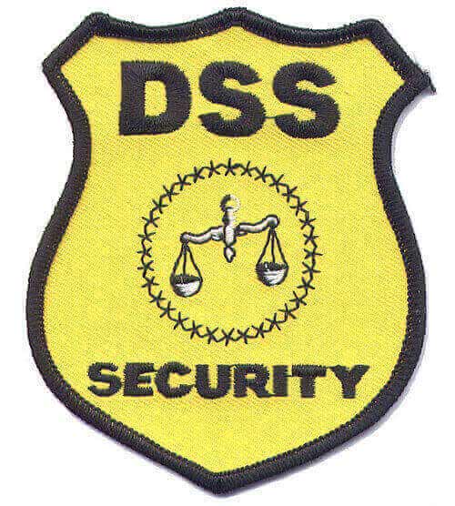 Aufnäher Security/Sicherheitsdienst DSS Security<br><br>