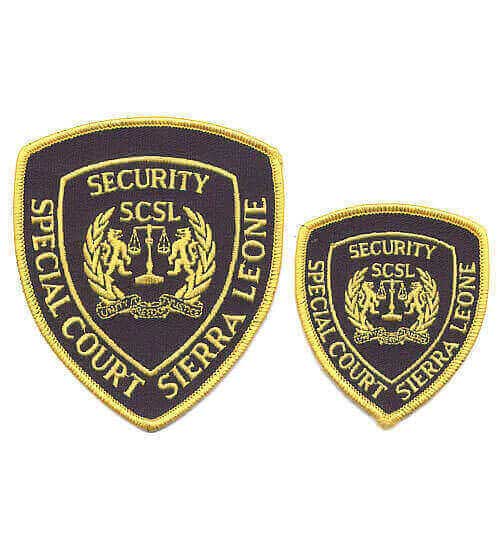 Aufnäher Security/Sicherheitsdienst Special Court Sierra Leone 2<br><br>