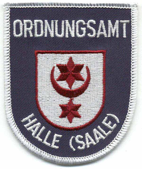 Aufnäher für Stadt und Behörde Ordnungsamt Halle(Saale)
