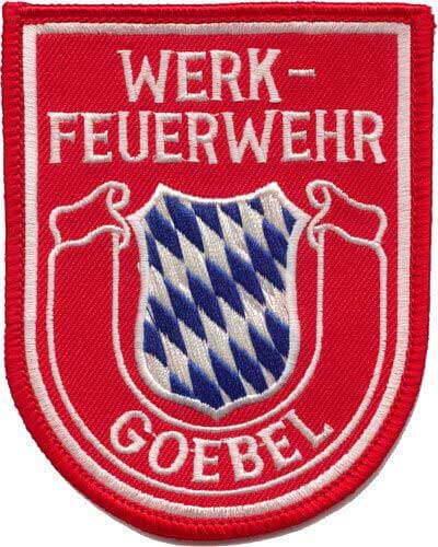 Aufnäher Werkfeuerwehr Göbel