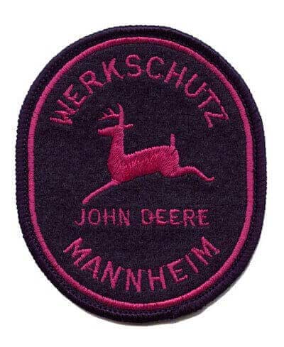 Aufnäher Werkfeuerwehr Werkschutz John Deere Mannheim
