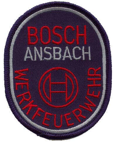 Aufnäher Werkfeuerwehr Bosch Ansbach
