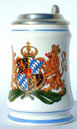 Bayerische Souvenirs Porzellankrug