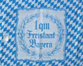 Bayerische Souvenirs Tischdecke