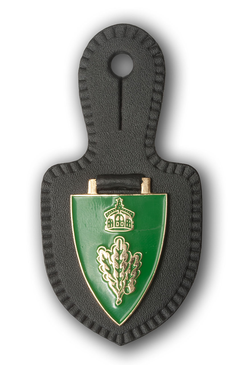 Brusttaschenanhänger Ausführung B grünes Wappen