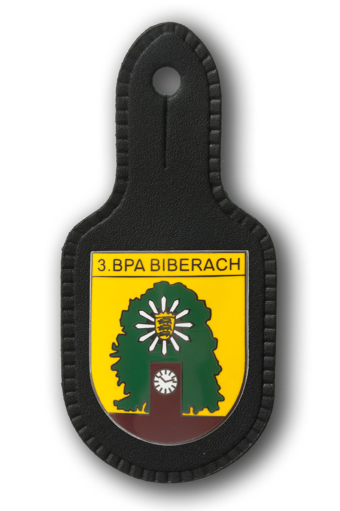 Brustanhänger / Brusttaschenanhänger Ausführung C BPA Biberach