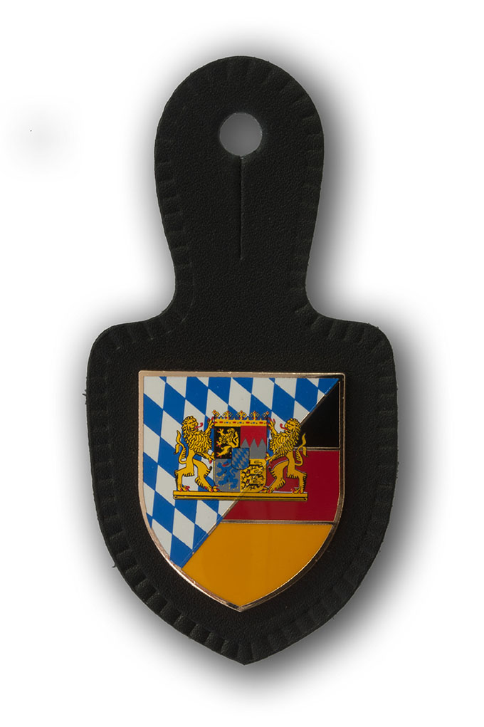 Brustanhänger / Brusttaschenanhänger Ausführung C Deutschland - Bayern Wappen