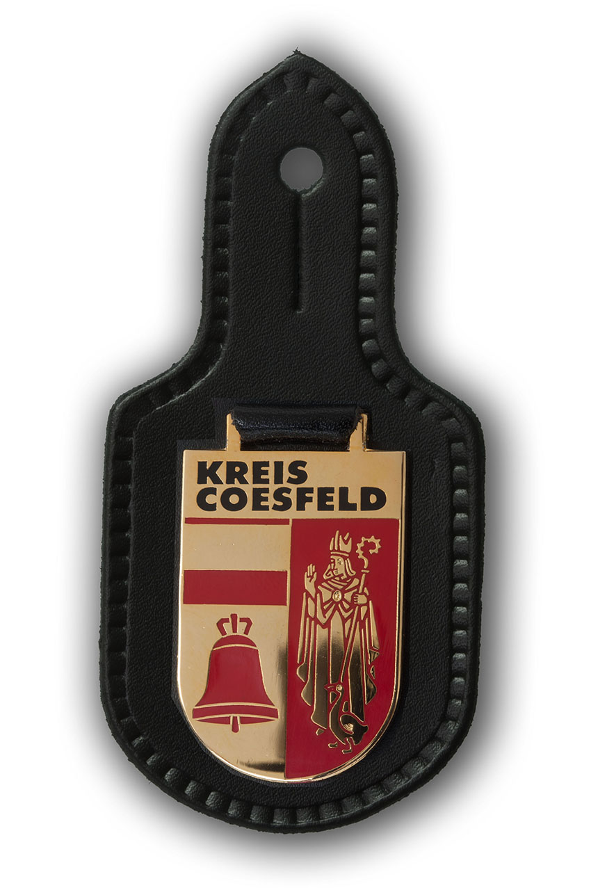 Brustanhänger / Brusttaschenanhänger Ausführung D Kreis Coesfeld