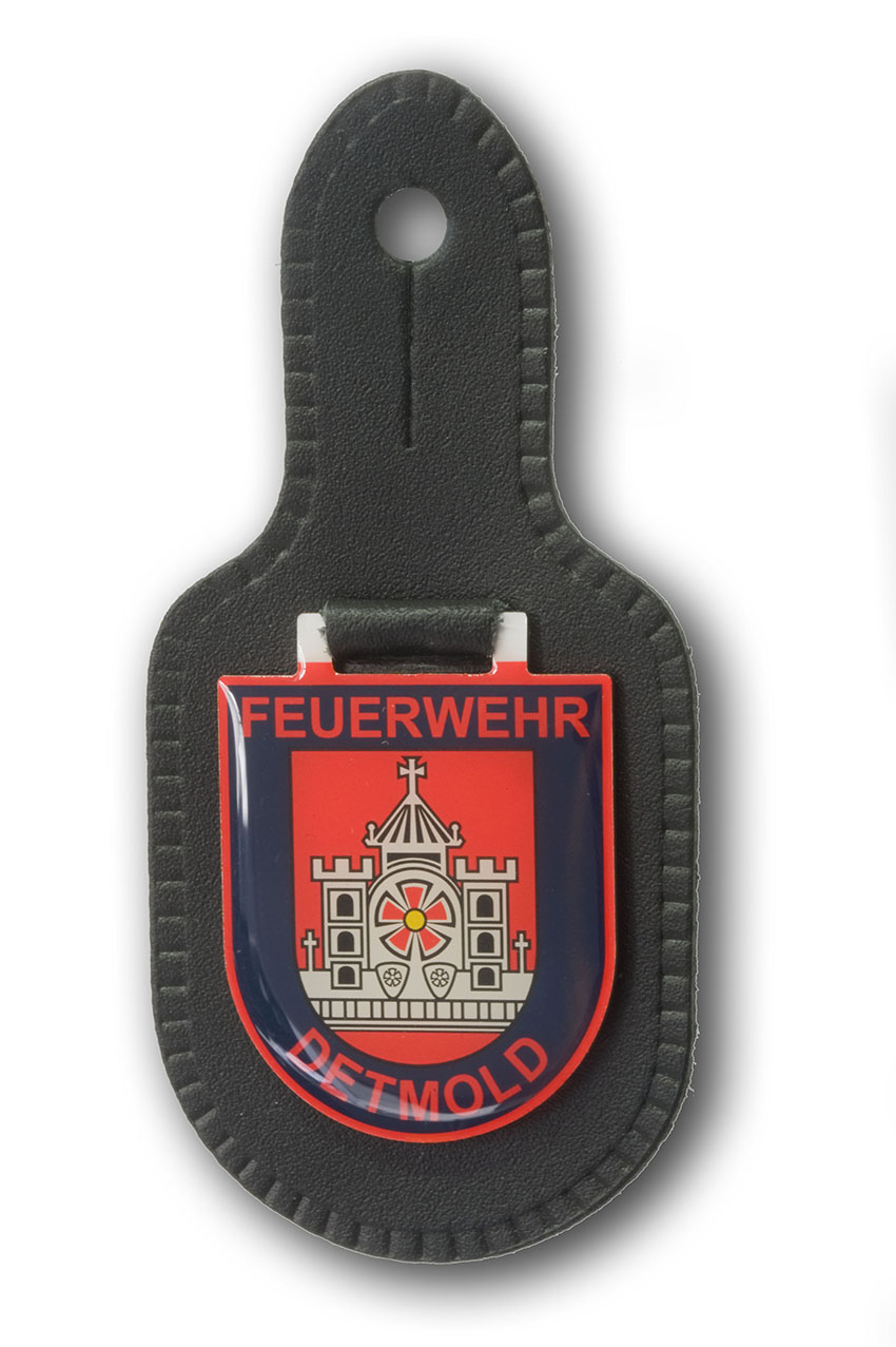 Verbandsabzeichen / Brustanhänger / Brusttaschenanhänger Ausführung E Feuerwehr Detmold