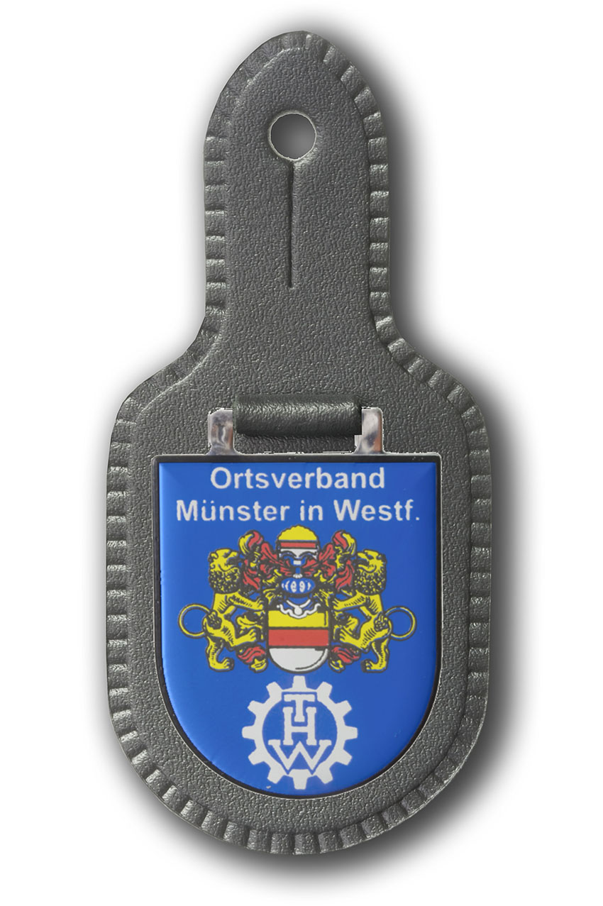 Verbandsabzeichen / Brustanhänger / Brusttaschenanhänger Ausführung E Ortsverband Münster in Westf.