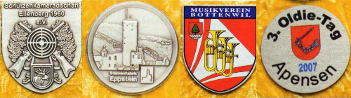 Emblem-Sonderanfertigungen / Relief- und Siebdruckwappen