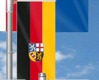 Bundesländerfahnen Saarland